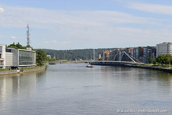 Liège - passerelle sur la Meuse